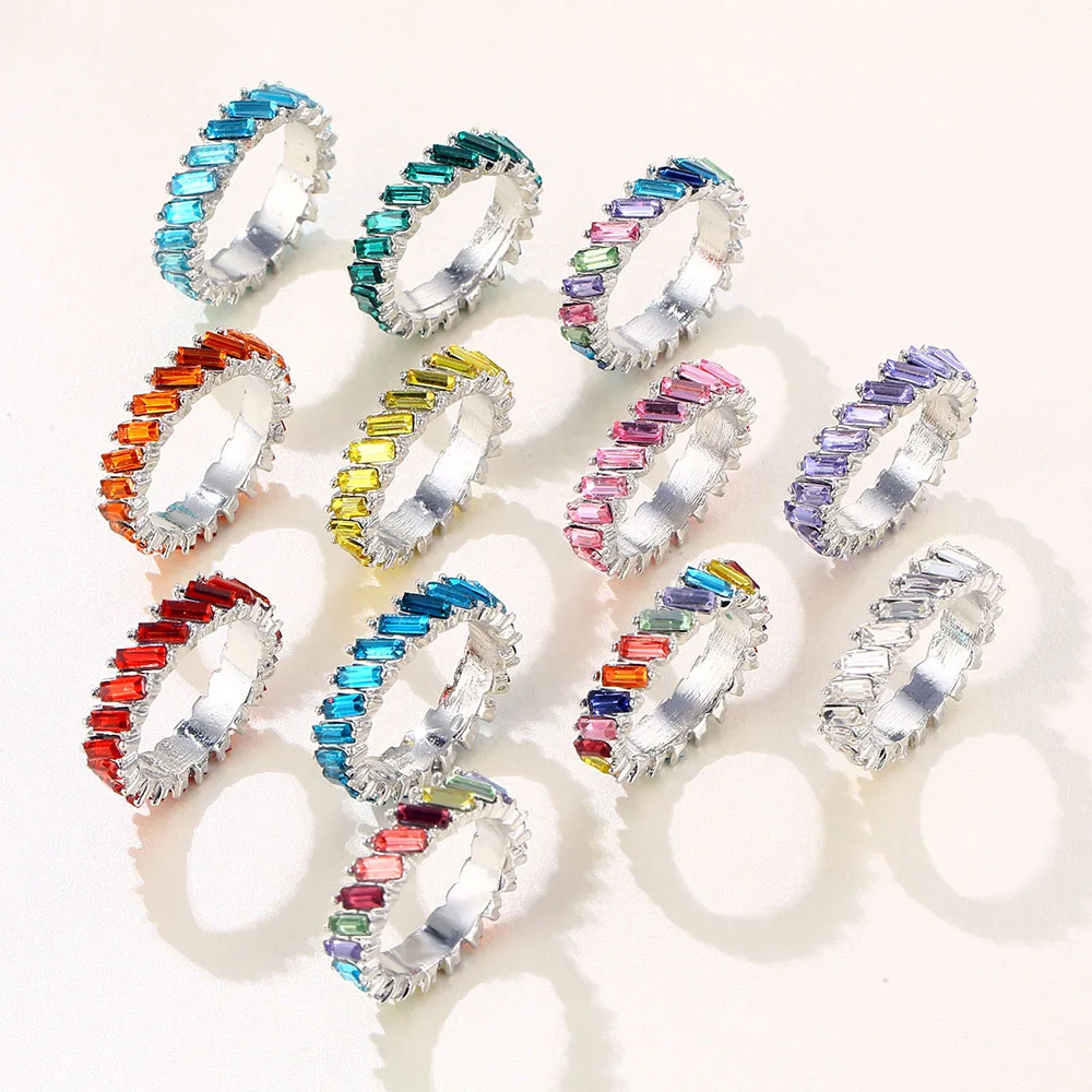Finger Ring Wedding Rings Wedding Ring Lost Lady Zircon Rhinstone Rings for Women Wedding Party Jewelry