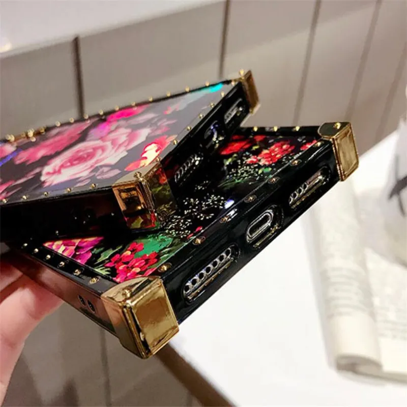 Selfan цветы глаз багажник телефон девчачий чехол для iPhone11 pro 7 8 Plus XR X XS XSMAX fundas роскошный для samsung S8plus S9 plus S10