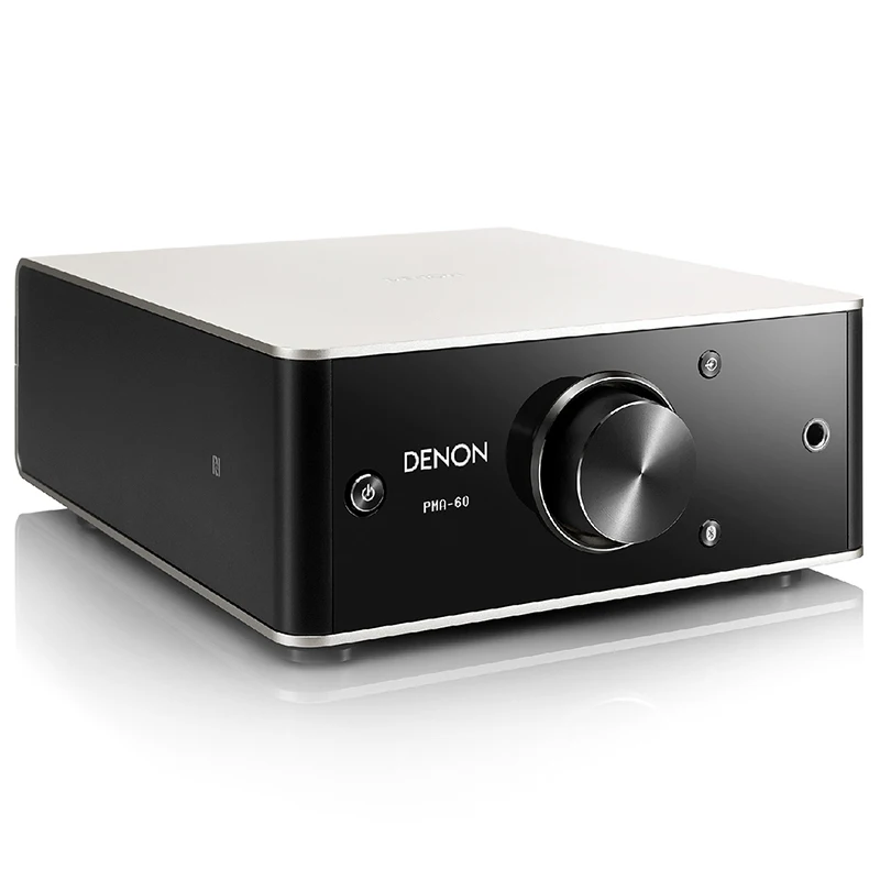 Серебристый HIFI усилитель мощности 2,1 Bluetooth динамик волоконный коаксиальный HD DSD декодирование USB-B сабвуфер AUX стереоусилитель цифровой усилитель PMA-60 - Цвет: Серебристый