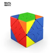 MoYu Hunyuan çarpık sihirli küp Moyu cubo magico profesyonel sihirli küp oyuncaklar MOYU büküm bulmaca oyunu küp eğitici oyuncaklar