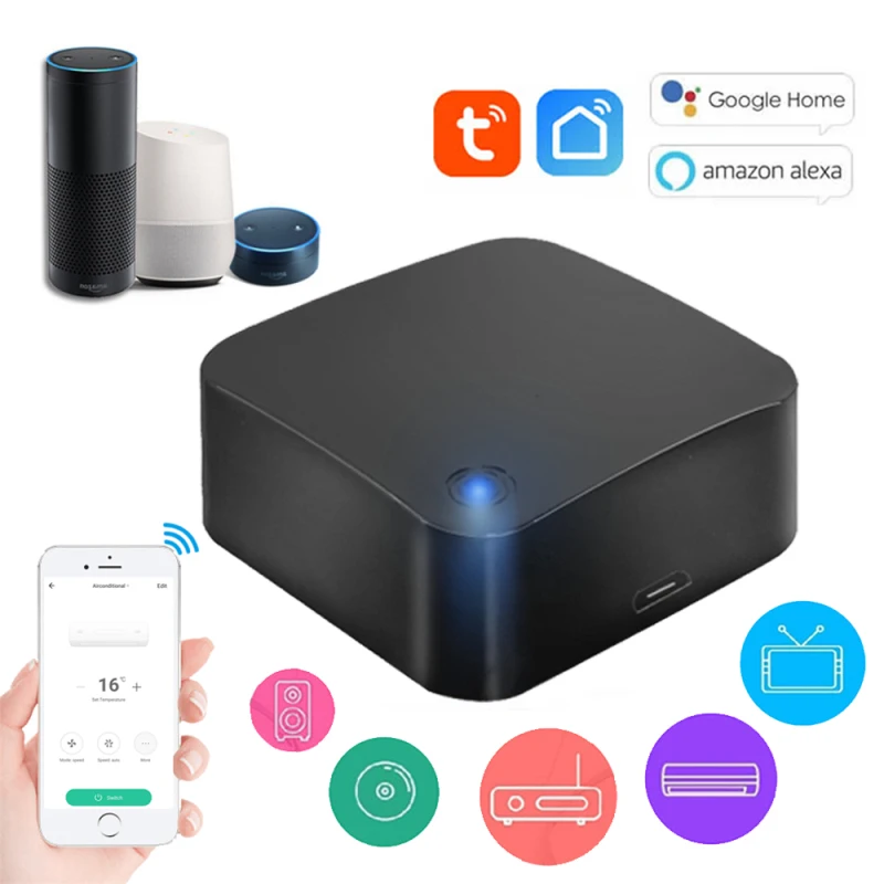 App tuya smart life, wi-fi-fi-ir, hub de controle universal (2.4ghz)