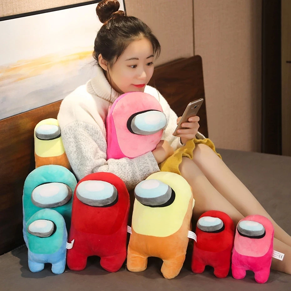 Kawaii juguetes de peluche entre nosotros peluche juego peluche muñeca 2020 entre juguetes para niños favorito regalos de navidad