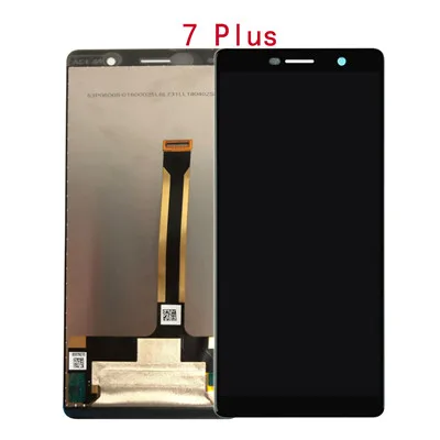 7Plus ЖК-дисплей для Nokia 5 5,1 6 6,1 7 7,1 плюс ЖК-дисплей Дисплей кодирующий преобразователь сенсорного экрана в сборе запасные части для Nokia X5 X6 X7 - Цвет: 7Plus