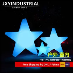 Jxyindustrial 40 см * 40 см * 10 см светодиодный свет звезды/светодиодный цвета переменчивый ЧП Пластик звезда лампа