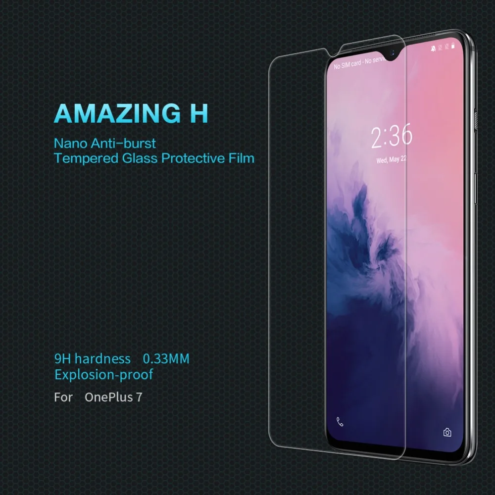 Oneplus 7 закаленное стекло Nillkin Amazing H& H+ Pro Защита экрана для One plus 7 защитная пленка