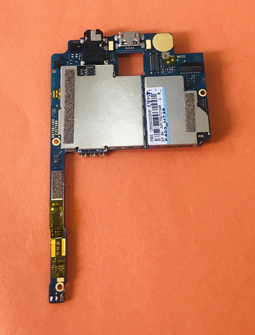 Б/у оригинальная материнская плата 1G ram+ 8G rom материнская плата для HOMTOM HT26 MTK6737 четырехъядерный