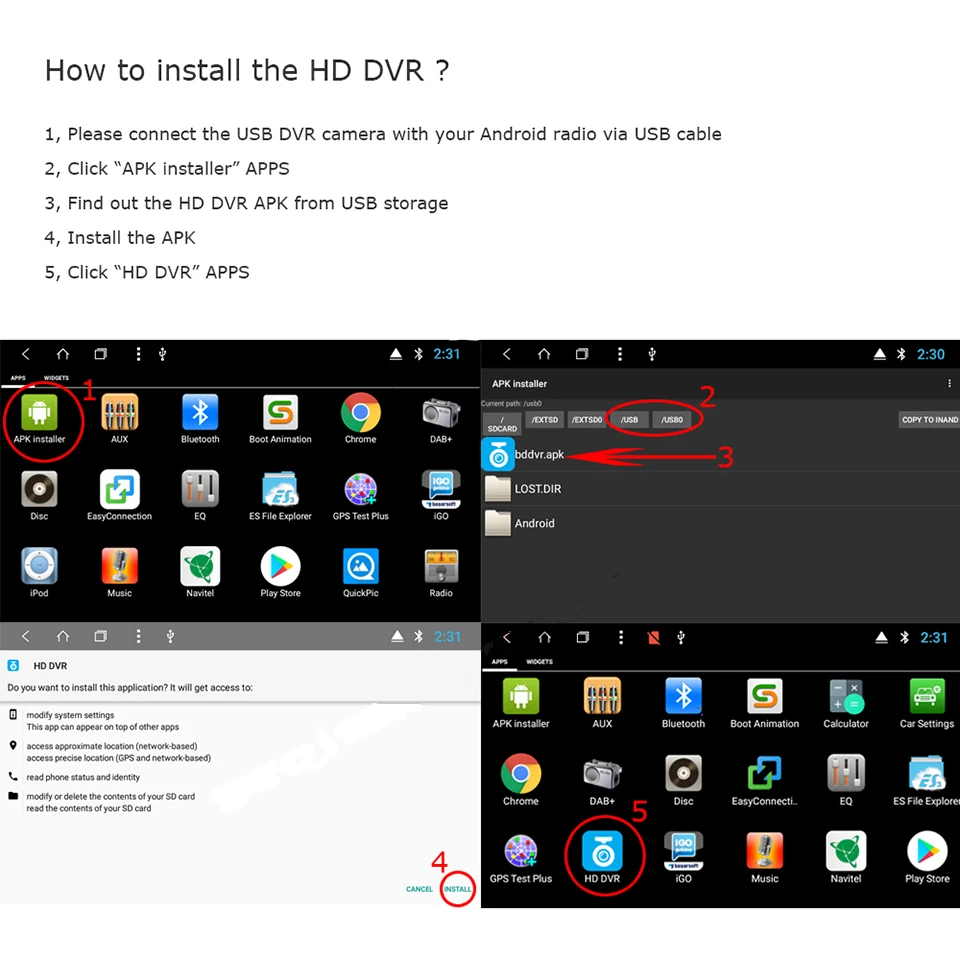 MaoHooMa USB DVR Камера с функции ADAS, Android радио DVR Фронтальная камера, Поддержка Android 4,4/6,0/7,1/8,1 автомобильный DVD gps