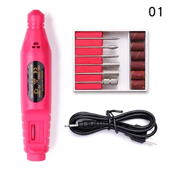 

Electric Drill Nail File Acrylic Art File Manicure Pedicure Portable Machine Kit Practical Durable Kit
