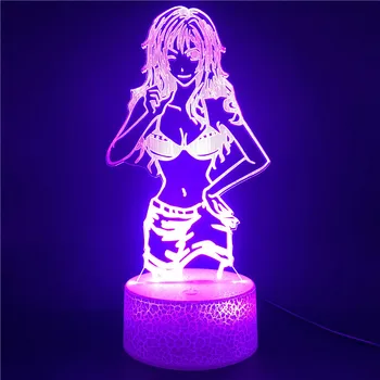 

3d Night Light One Piece Nico Robin Usb Battery Powered Nightlight for Child Bedroom Decor Led Night Light Smart Phone Control