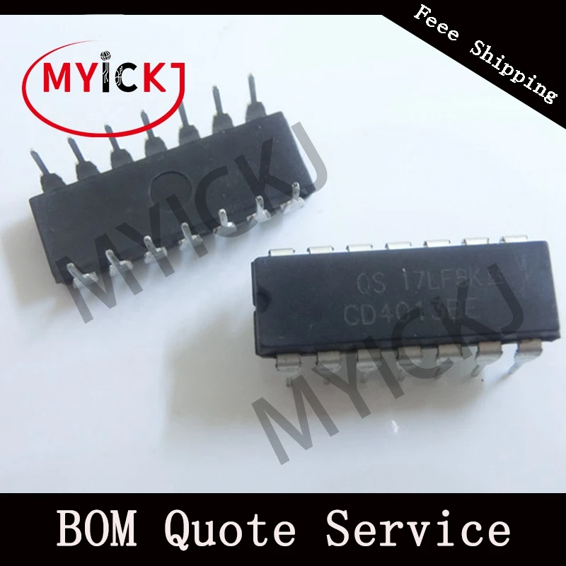 10 шт. CD4013BE DIP14 CMOS двойной D-TYPE флип-флоп микросхема