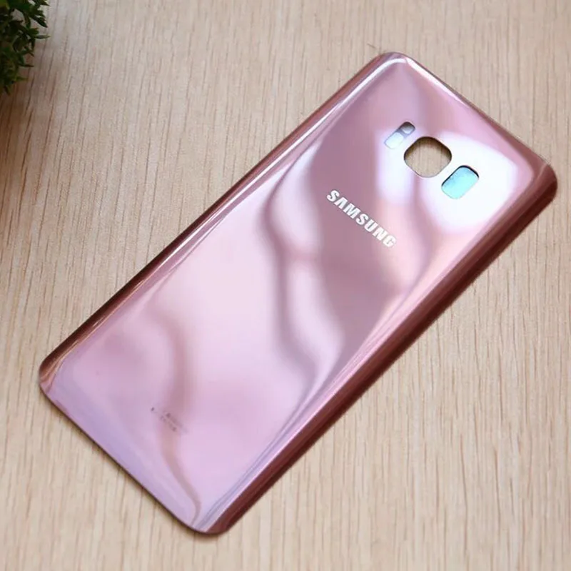 Для samsung Galaxy S8 Plus S8+ задняя крышка, 3D стеклянный чехол для батареи samsung S8plus, запасная крышка корпуса+ клейкая наклейка