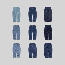 SODAWATER повседневные мужские джинсы Харадзюку, свободный крой, прямые уличные мужские джинсы, джинсовые мужские джинсы синего цвета, японский стиль, хлопковые джинсы