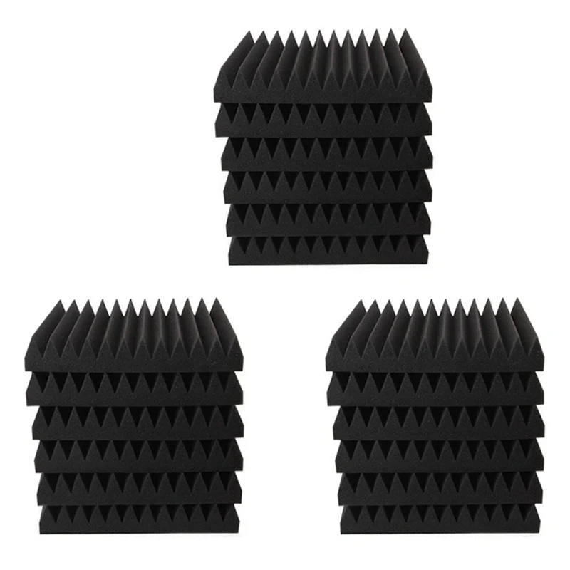 18Pcs 30X30X2.5CM Soundproofing Sponge Brick Noise Absorbing Processing Studio Sound-Absorbing Foam Promotion | Строительство и