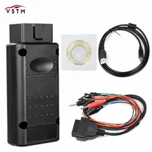 Mpps v21 mais recente versão v21.0.1.3 ecu programmmer adicionar mais função do que mpps v18 v16 com breakout tricore cabo eeprom