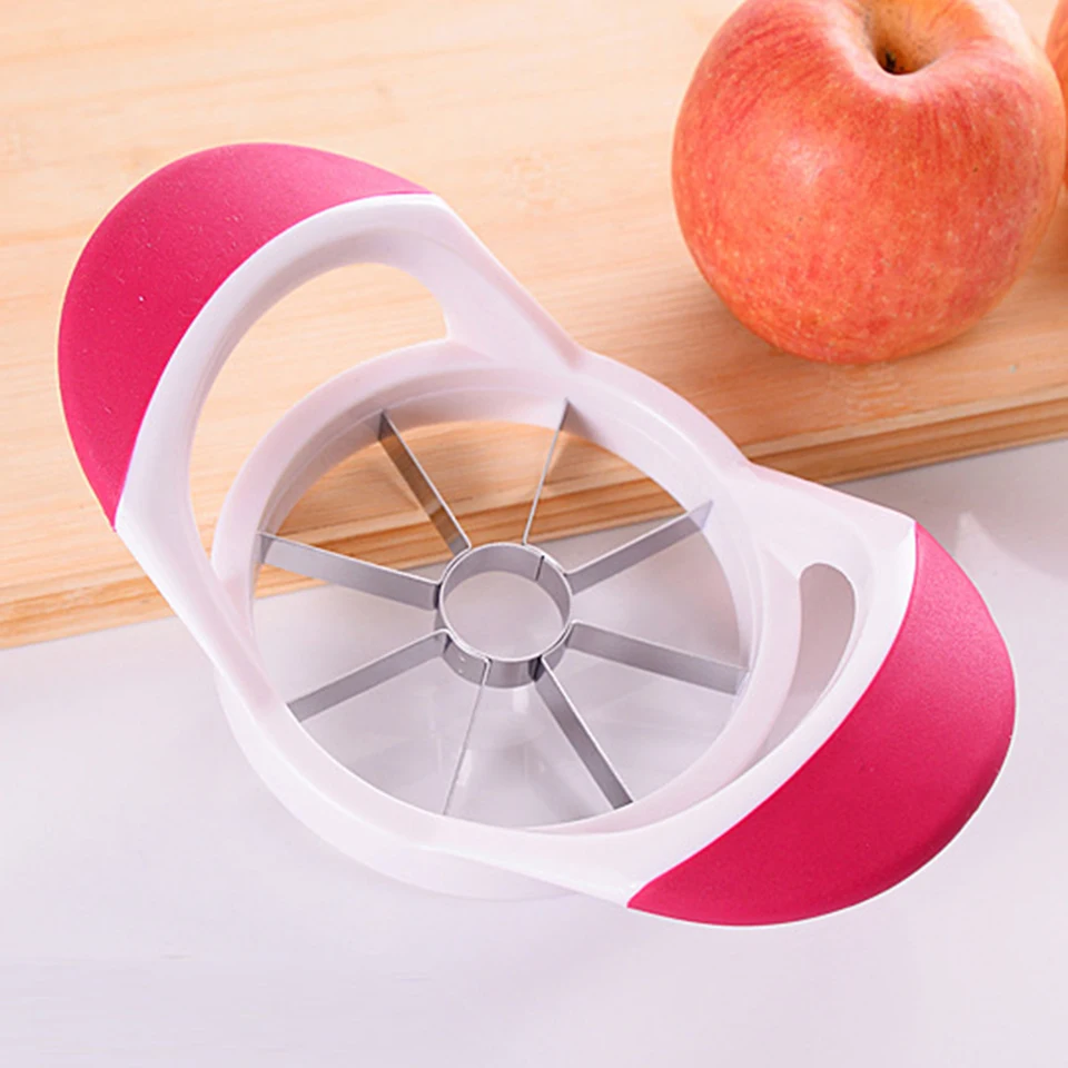 ABS+ Нержавеющая Сталь Яблоко Cutter Slicer Груша Пробоотборников Фрукты Делитель Чоппер Растительные Инструменты