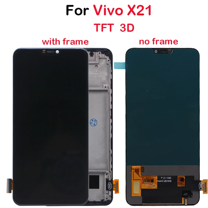 6,2" TFT для VIVO X21 X21i ЖК-экран+ сенсорный+ рамка дигитайзер сборка запасные части для Vivo X21 UD lcd X21A X21UD