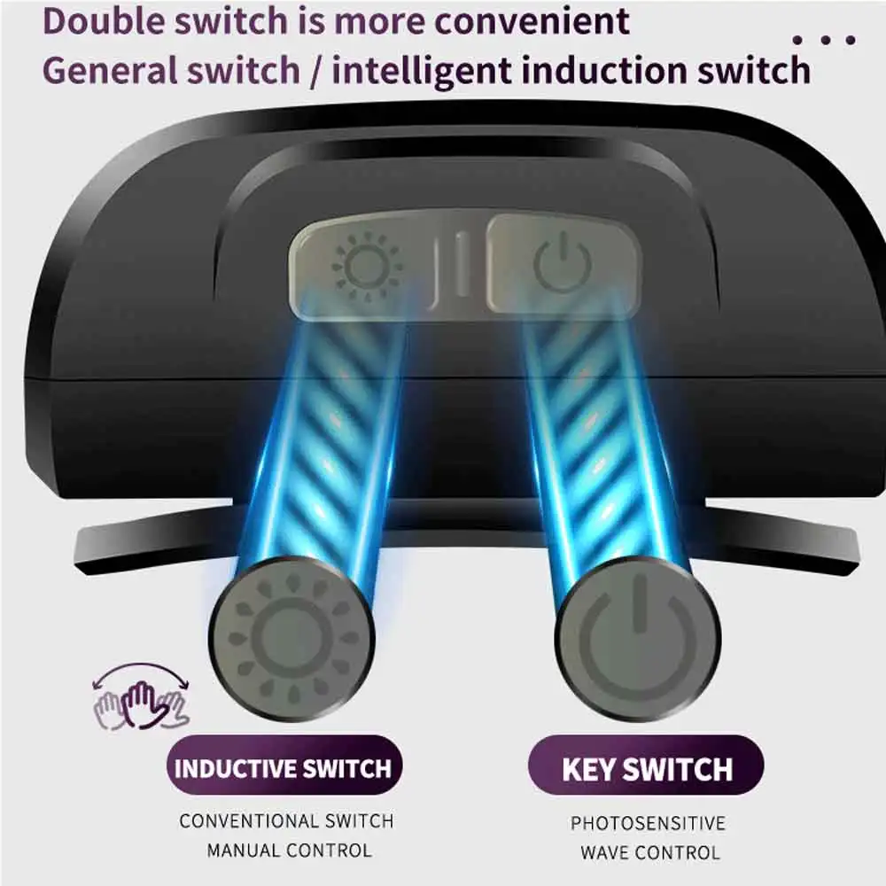 XPE светодиодный супер мощный налобный фонарь USB Перезаряжаемый головной