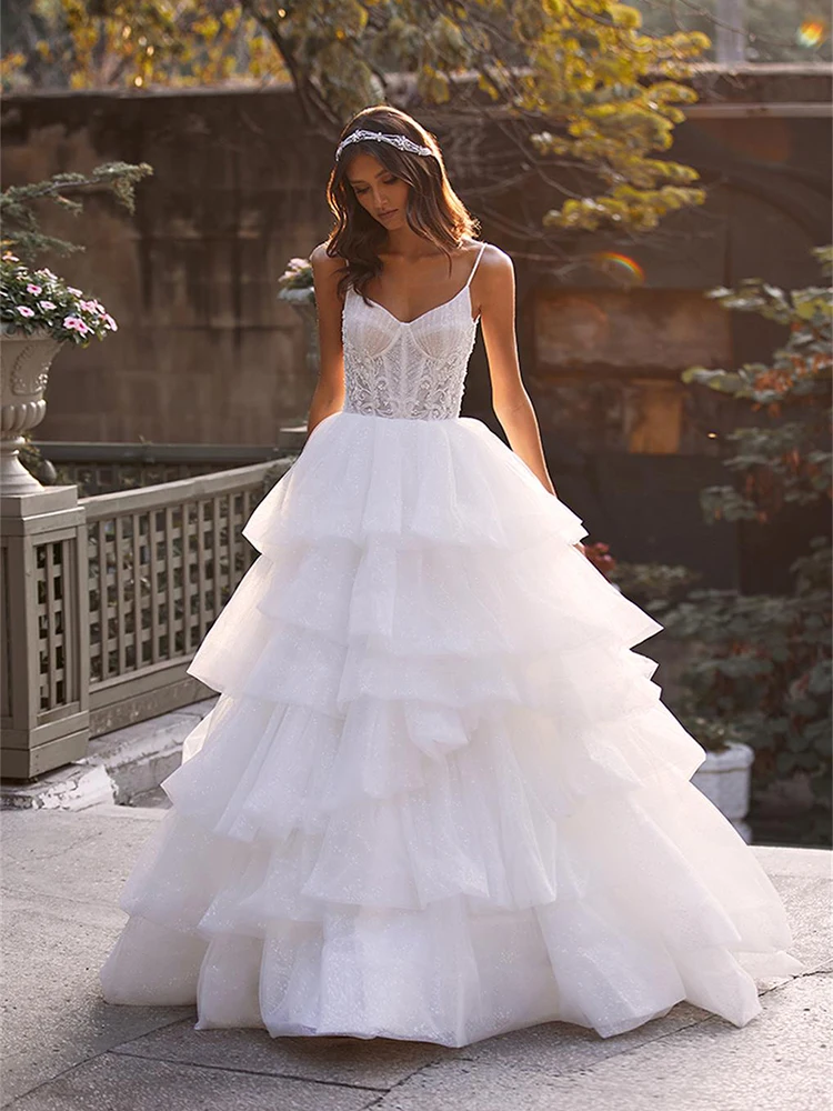 shiny tulle|Wedding Dresses| - AliExpress