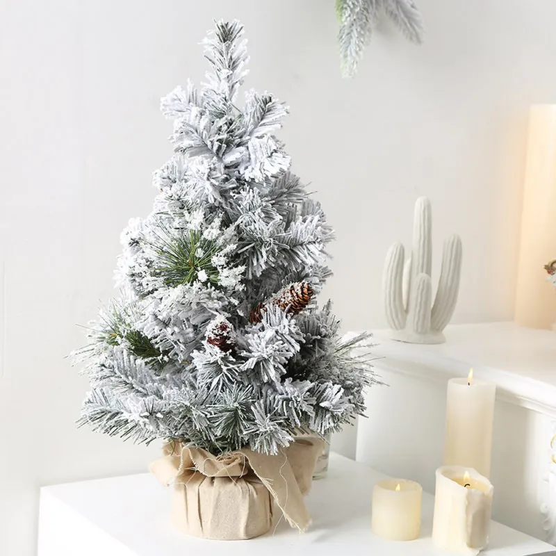  Christmas Tree Artificial Table Decorations Christmas Miniature Festival Tree House Room Desktop Or