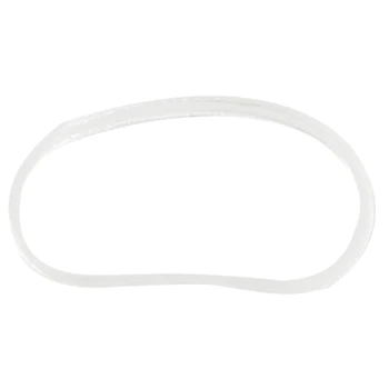 

500x hair rubber cord rubber Band transparent white 1mm