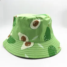 Весенняя новая стильная Двусторонняя Панама с фруктовым принтом, рыбацкая шляпа, уличная шляпа для путешествий, шляпы от солнца для мужчин и женщин 132