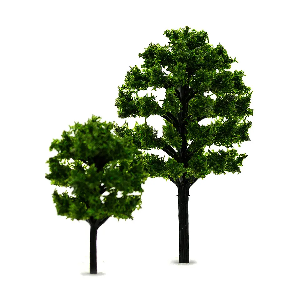 

4-8CM 1:100-200 Scale Green Color Model Trees Toys ABS Plastic Model Plants For Diorama Model Architecture Scenery Making Kits