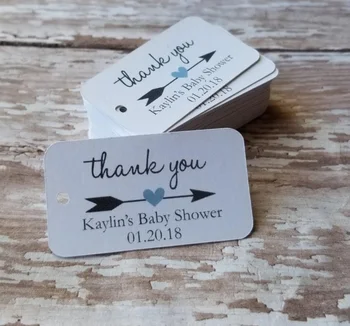 

customize Mini Thank You Tags, Succulent Tags, Small Thank You Favor Tags, Rustic Baby Shower, Bridal Shower, Baby Shower