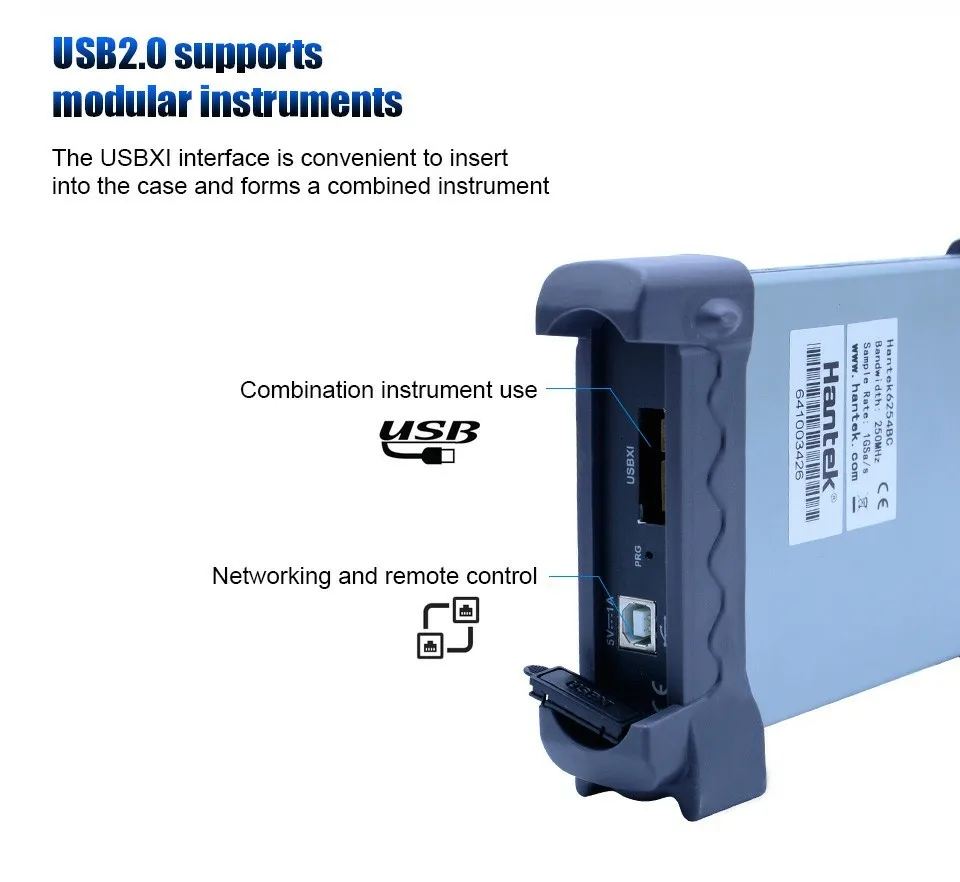 Hantek USB осциллограф комплект 4CH аналоговые каналы 1GSa/s 70 МГц 100 МГц 200 МГц 250 МГц осциллограф для ПК Поддержка Winows 7 8 10