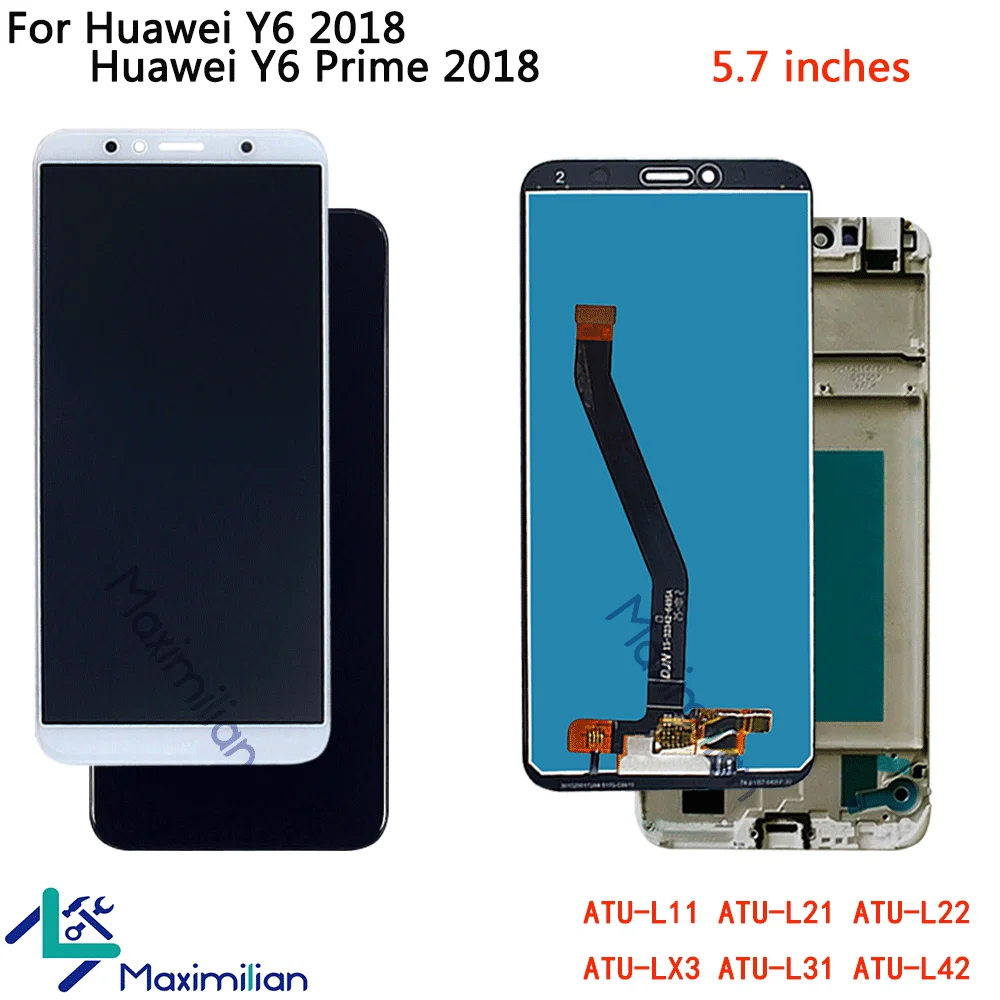 Новинка для huawei Y6 2018 ЖК дисплей сенсорный экран дигитайзер Prime ATU L11 L21 L22 LX1 LX3 L31 L42