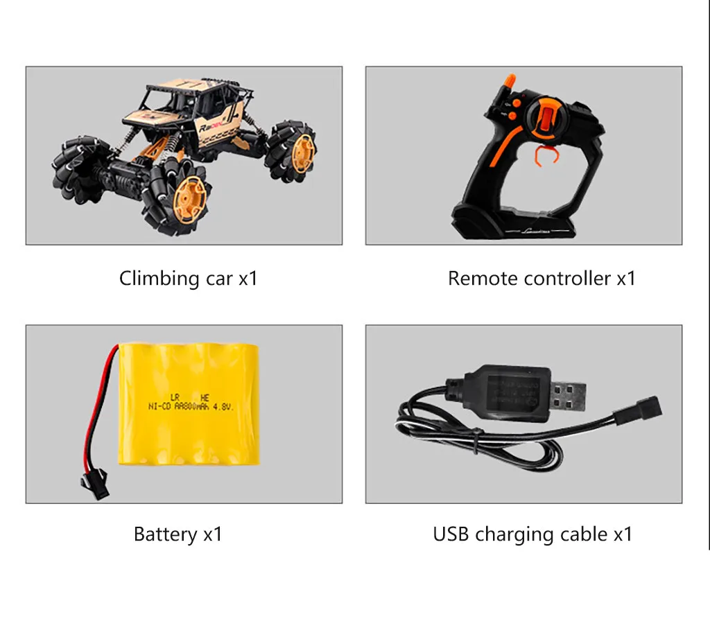 Сплав 1/16 4WD 2,4 GHz внедорожник RC автомобили горизонтальный трюк Дрифт автомобиль игрушка пульт дистанционного управления автомобиль игрушки для детей# WS