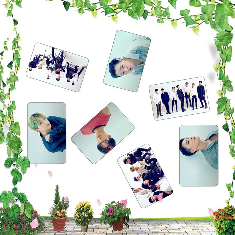 Youpop KPOP Fan IKON B. I альбом ломо карты K-POP модные самодельные бумажные фото автобусная карта HD Фотокарта наклейка