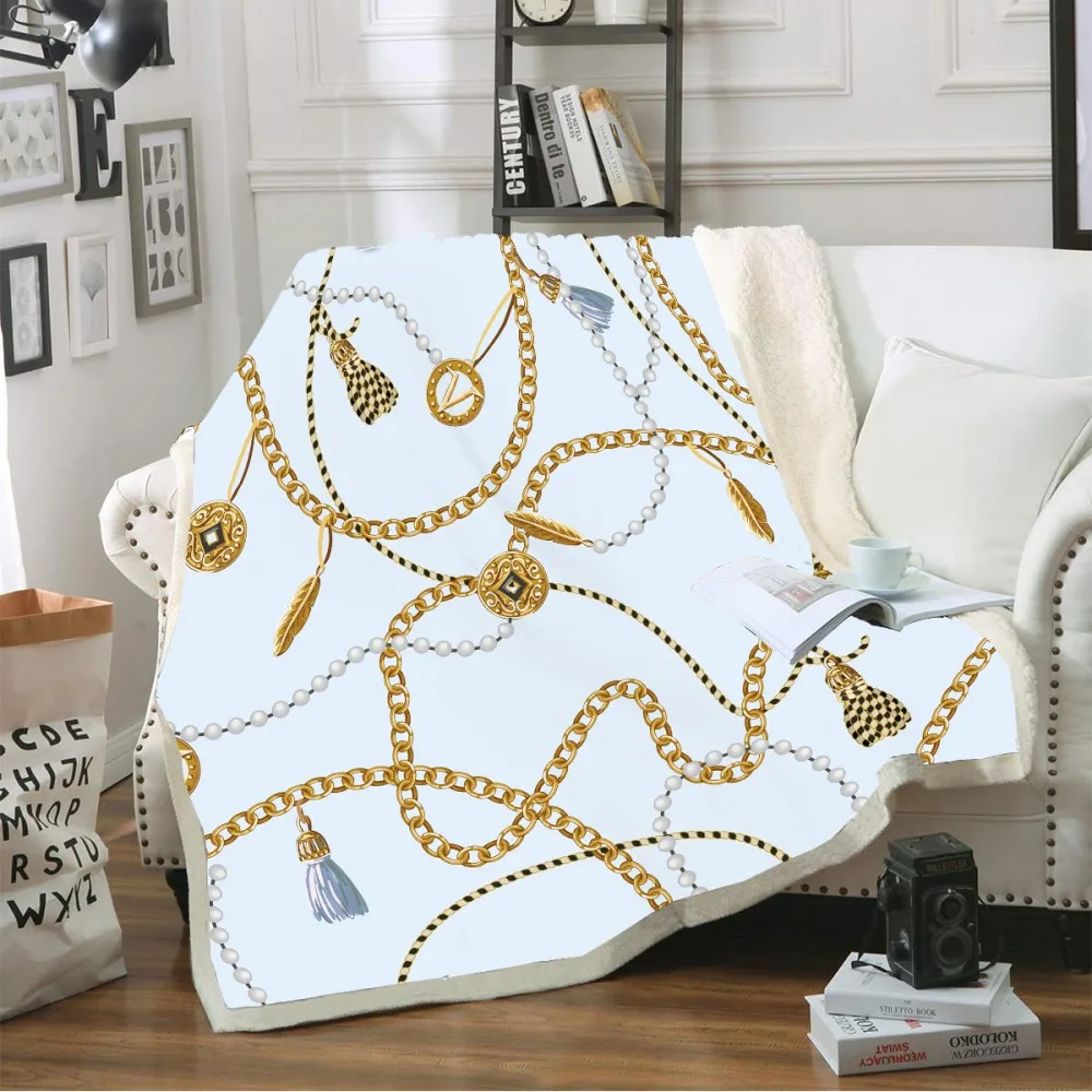

Warm Throw Blanket 3D Print Baroque Vintage Style Soft Fleece Blanket for Beds Sofa Car Plush Bedspreads Winter Sheet Cover