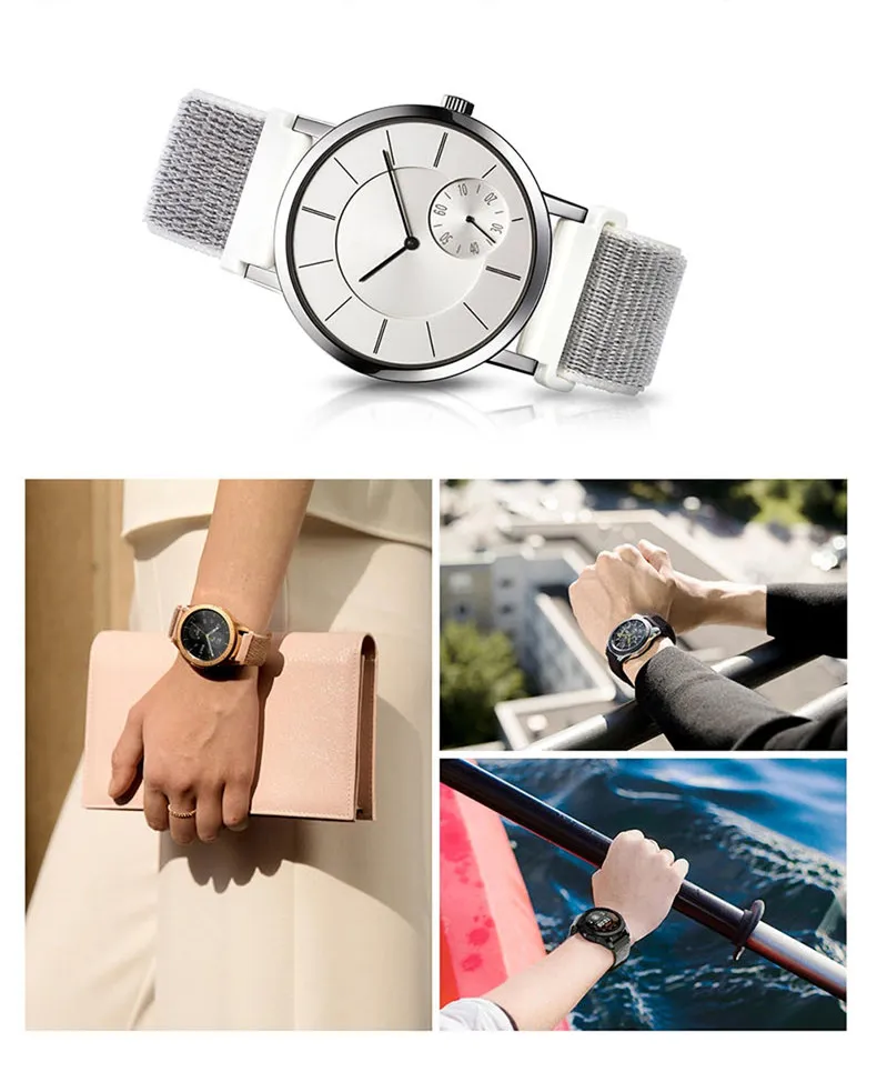 22 мм ремешок для часов samsung galaxy watch 46 мм 42 мм активный 2 нейлон huawei watch gt ремешок Amazfit bip gear S3 Frontier 44 40