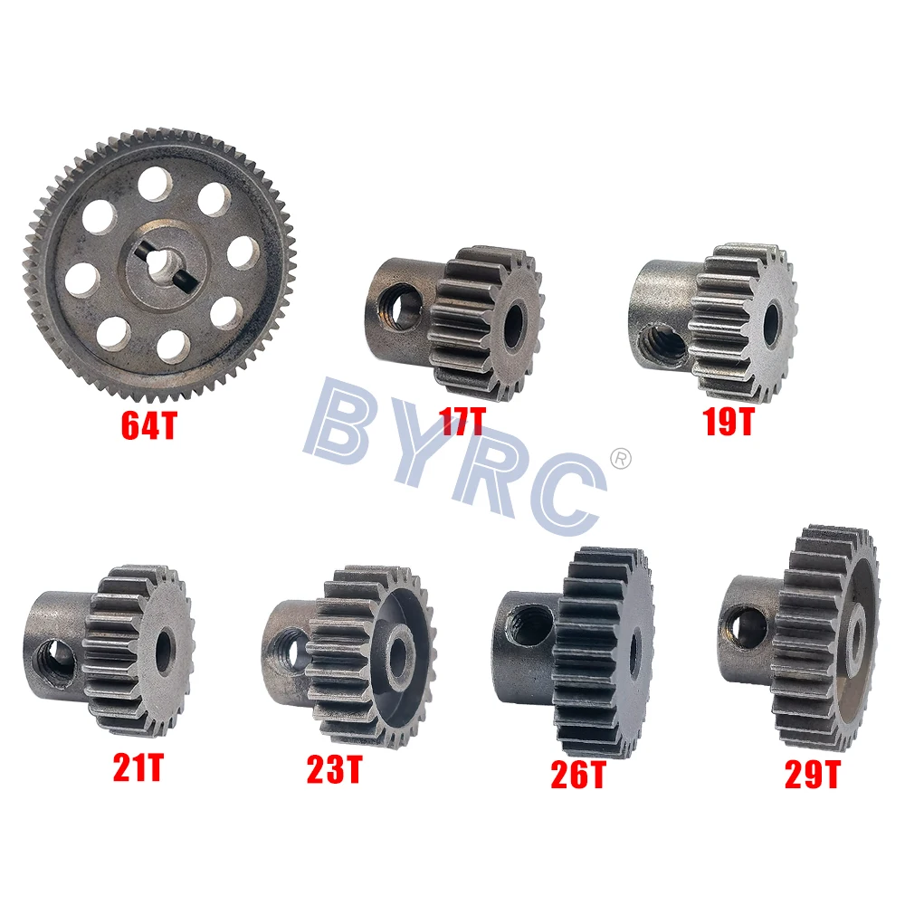 Pignon Moteur RC M0.6 3.175mm - 23T à 27T, Pour Voiture/camion 1/8 1/10, Neuf