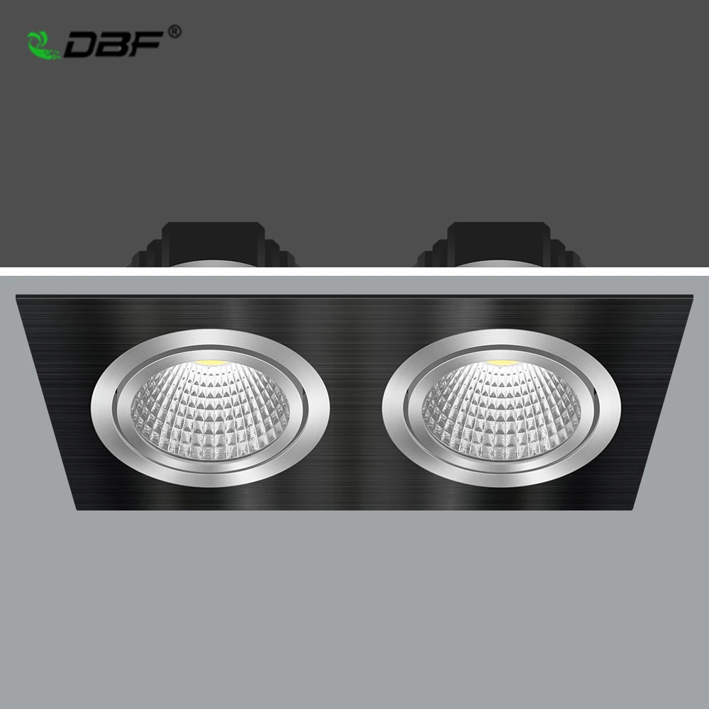 [DBF]Dimmable Встраиваемый светодиодный потолочный Светильник направленного света 14W