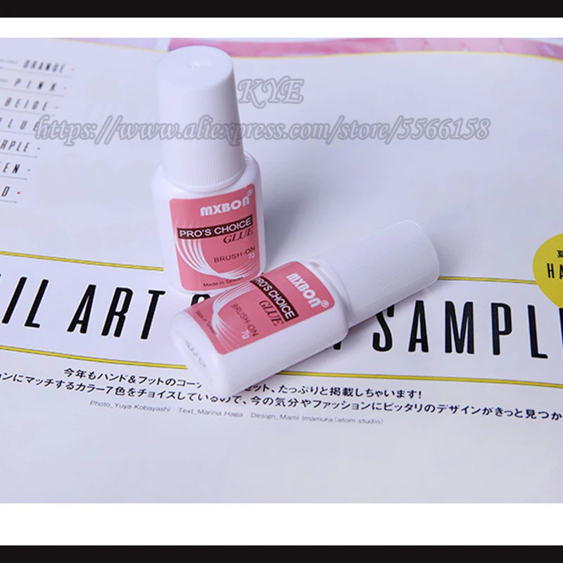 

2 pc Strong Adhesive Nail Glue Stickers for Press on Acrylic Nails and Diamond Professional No UV Long Lasting