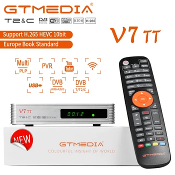

NEWEST GTMEDIA V7 TT DVB-T/T2/DVB-C/J.83B update from TT Pro TV Receiver 1080P Full HD LCN Support Network Sharing Decoder
