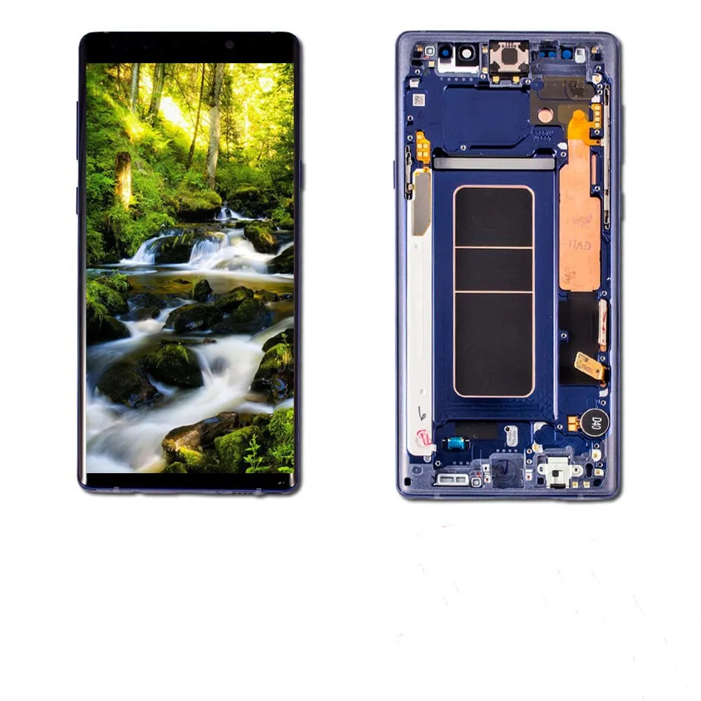 

Super Amoled 6.4" LCD For SAMSUNG GALAXY Note 9 LCD Note9 N960F with frame LCD Display with Touch Screen Digitizer Assembly part