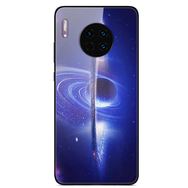 Для huawei mate 30 Pro Чехол из закаленного стекла, планета космос, чехол из стекла для huawei mate 30 mate 30 Pro 30Pro Coque Shell Для huawei mate 30 Lite 30 Lite, стеклянный чехол