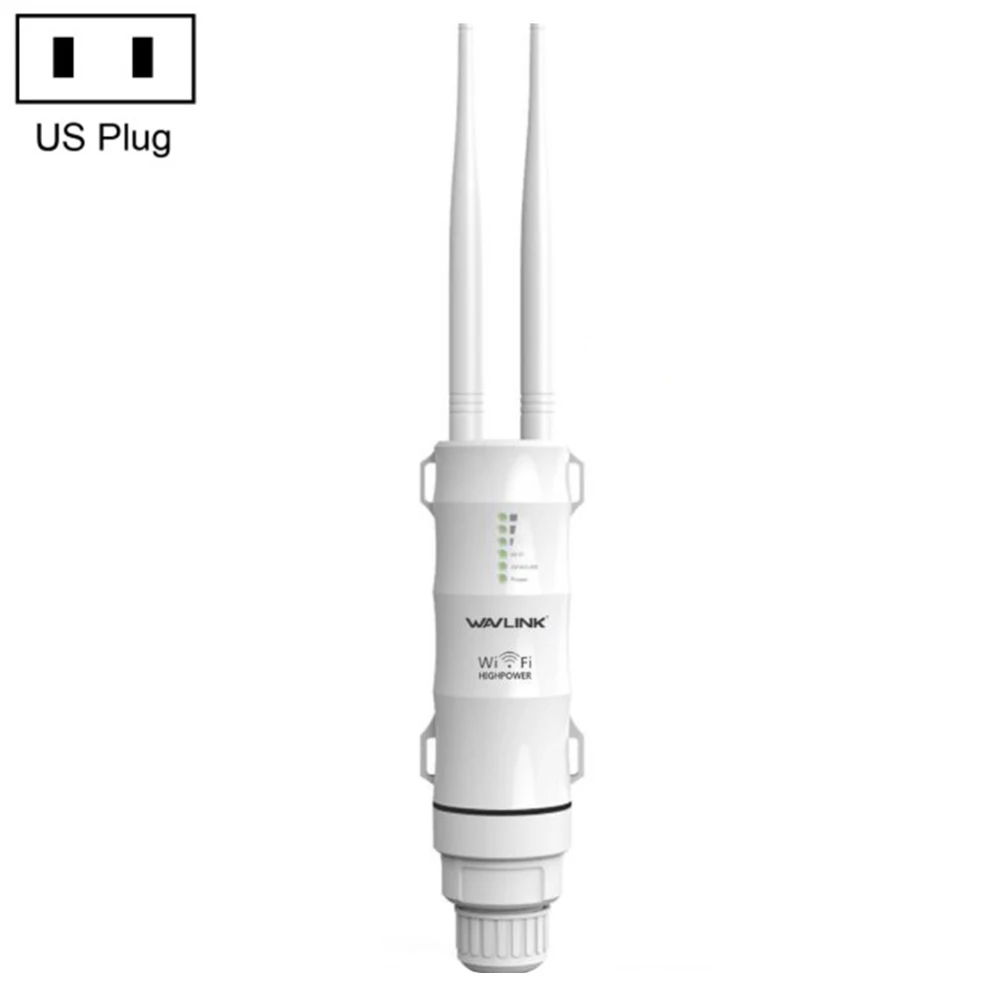 US Plug AC600 мощный уличный Wi-Fi роутер/точка доступа/CPE/WISP Беспроводной Wi-Fi ретранслятор двойной Dand 2,4/5 ГГц 12dBi антенна POE - Цвет: US Plug