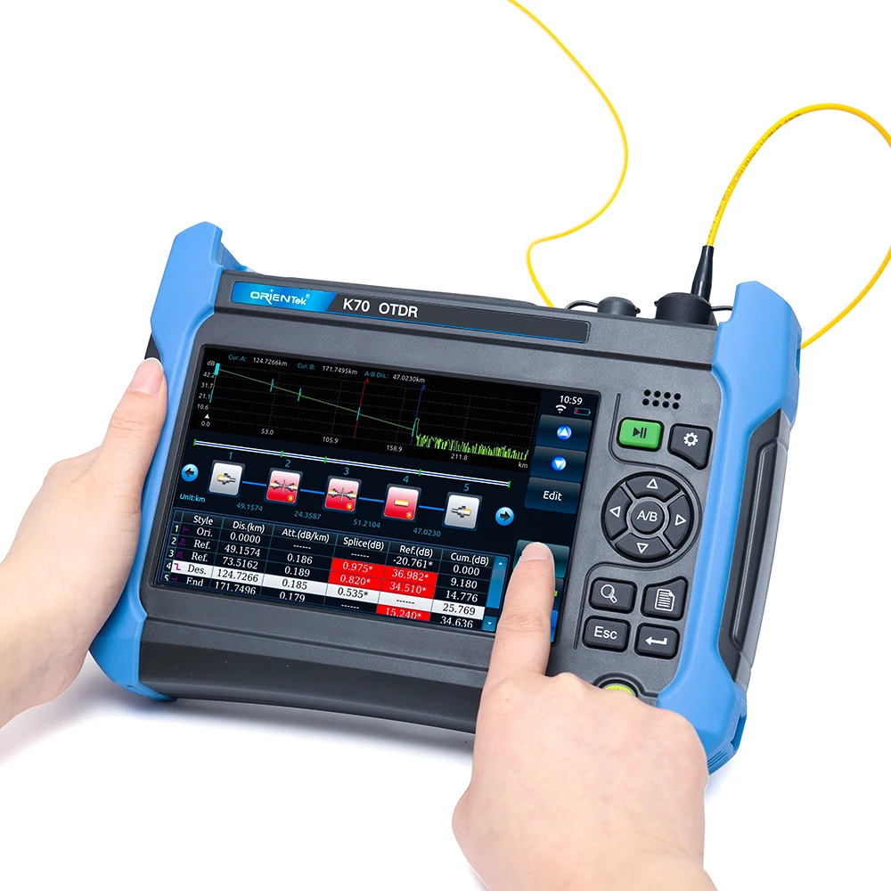 Рефлектометр SM OTDR OrienTek K70 1625 PON OTDR одномодовый и многомодовый OTDR