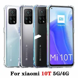 Shockproof Transparent Flip Back Phone Case | Premium Protection & Clear Design for Transparent case (Mi 10T)