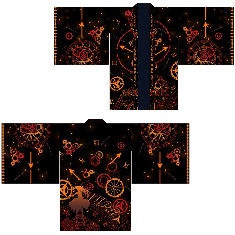 kimono samurai costume streetwear plus haori asian clothes yukata men women cardigan traditioanl japanese clothing - Цвет: color1