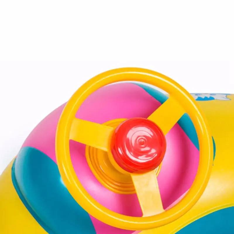 Безопасное детское Надувное регулируемое сиденье с защитой от солнца, надувное кольцо для плавания в бассейне