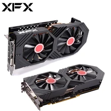 XFX AMD Radeon RX580 8 ГБ DDR5 Видеокарта AMD GPU RX580 8 Гб 256 бит видеокарты игровой ПК видеокарта оригинальные б/у карты
