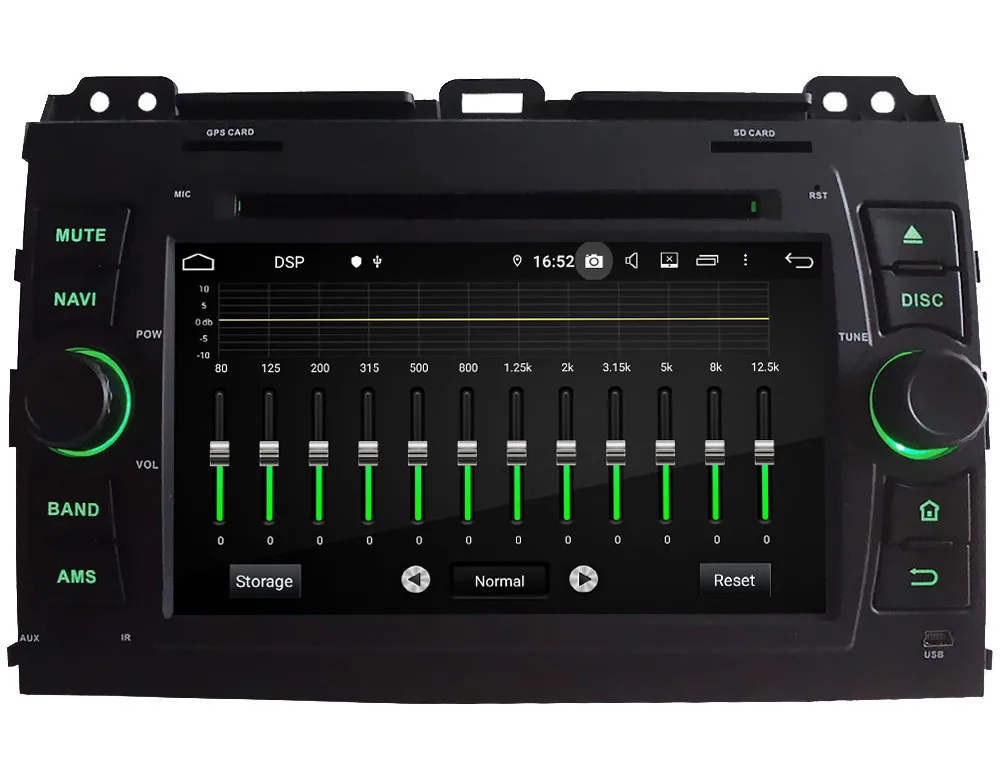 Klyde 4G Android 9 Восьмиядерный 4 Гб ОЗУ 64 Гб ПЗУ DSP автомобильный DVD мультимедийный плеер стерео для Toyota Land Cruiser Prado LC120 2004-2010