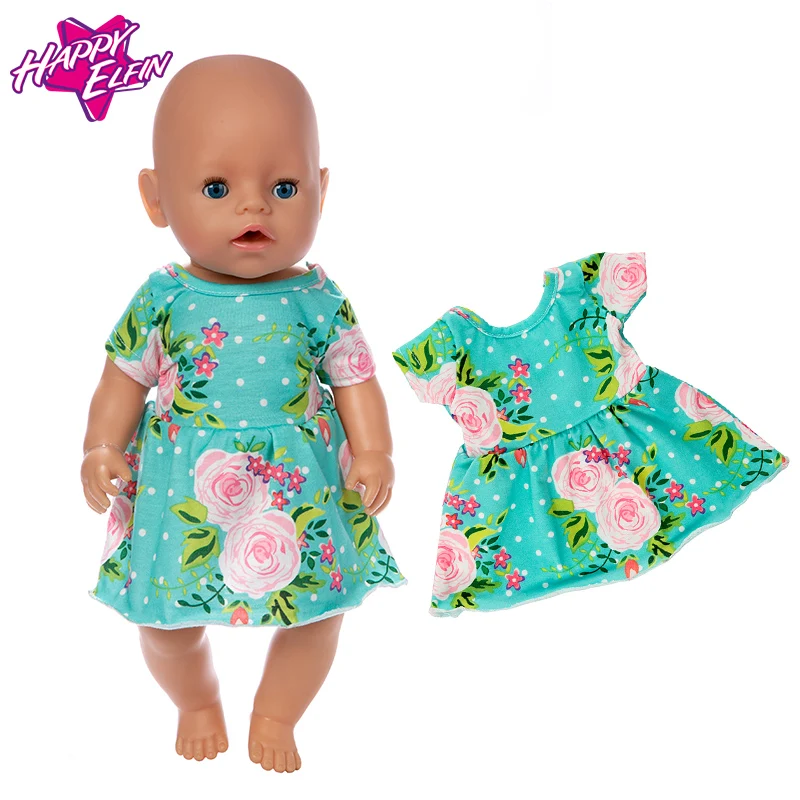 Модное платье для 17 дюймов Reborn Baby Doll 43 см для ухода за ребенком для мам Одежда - Цвет: 12