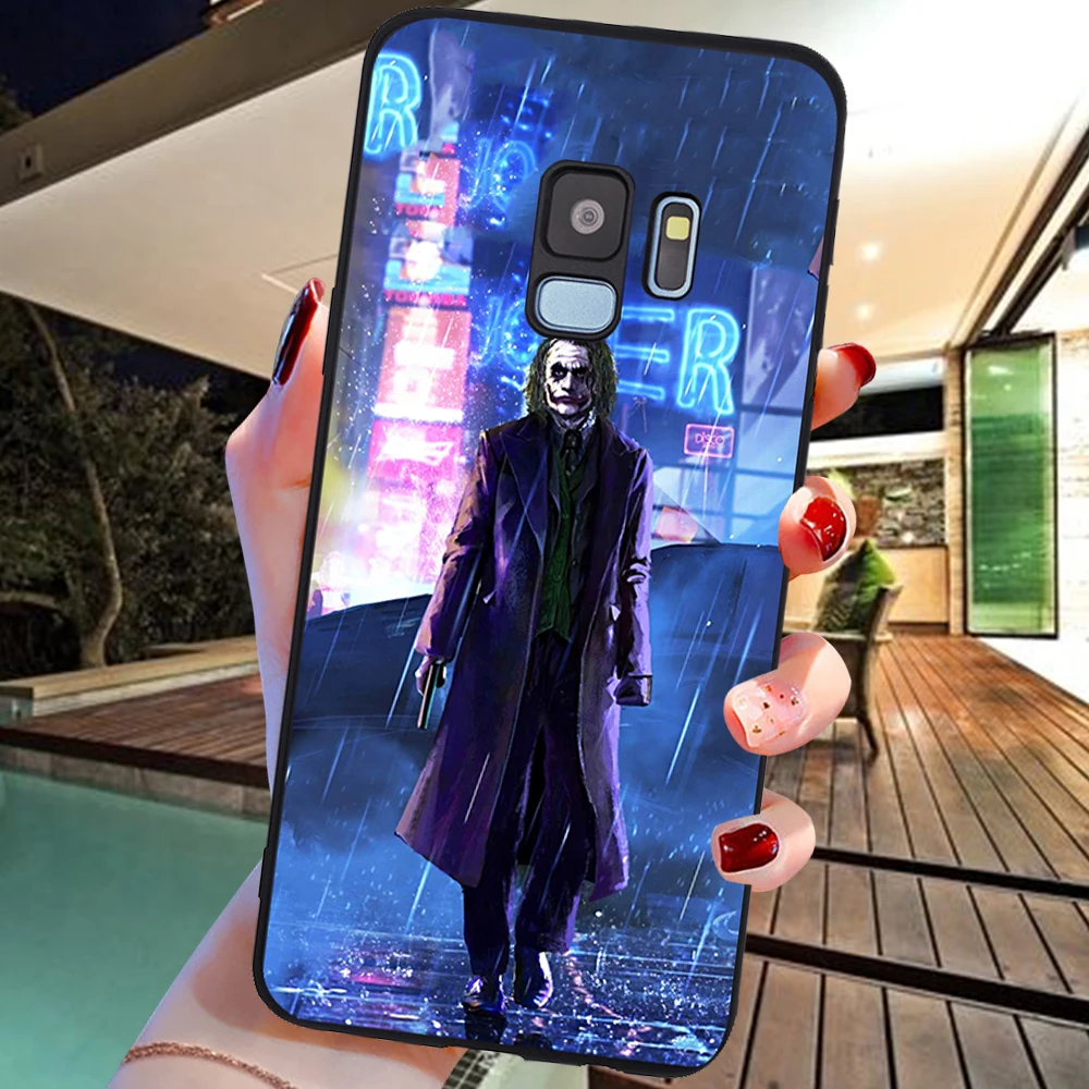 Бэтмен Джокер уход за кожей лица DC для samsung Galaxy S6 S7 край S8 S9 S10 Plus Note 8, 9, 10, A30 A40 A50 A60 A70 M10 M20 чехол для телефона чехол - Цвет: H0438