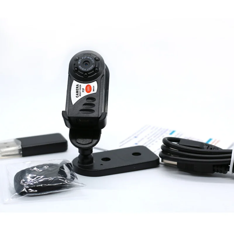 Мини камера Q7 480P Wifi DV DVR Беспроводная IP мини видеокамера видеорегистратор