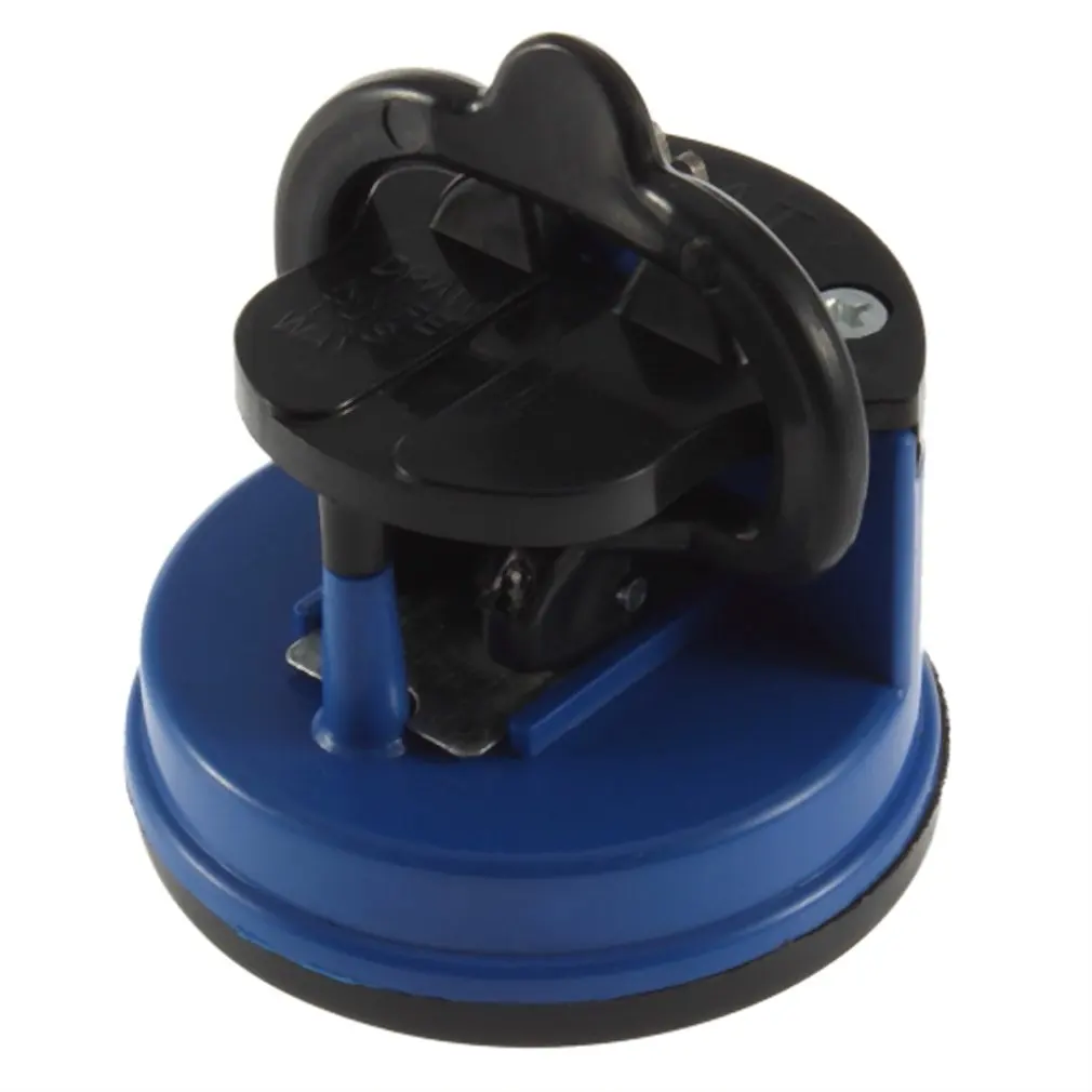 

Blue steel Knife Sharpener with suction pad Scissors Grinder Secure Suction Chef Pad Kitchen Sharpening Tool afilador cuchillos